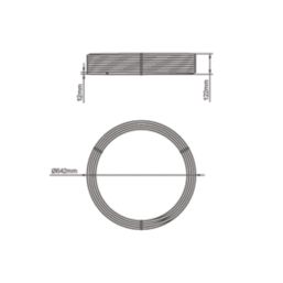 Warmup  Compression/Press-Fit/Push-Fit PE-RT Pipe 12mm x 70m