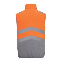 Regatta Hi-Vis Two-Tone Thermal Bodywarmer Orange X Large 50.4" Chest