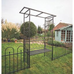 Apollo Appleton Easy Fit Arch Hot-Dipped Galvanised Steel Bench 4' x 2'