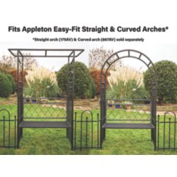 Apollo Appleton Easy Fit Arch Hot-Dipped Galvanised Steel Bench 4' x 2'