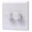 LAP  2-Gang 2-Way LED Dimmer Switch  White