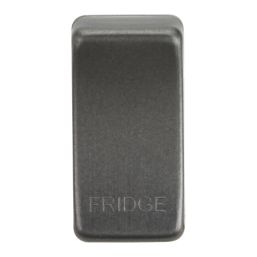 Knightsbridge 'FRIDGE' Switch Cover Smoked Bronze