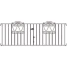 Apollo Wenlock Driveway Gates Black 1197mm x 900mm
