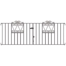 Apollo Wenlock Driveway Gates Black 1197mm x 900mm