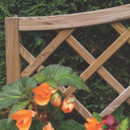 Forest Venice Rectangular Garden Planter Natural Timber 500mm x 1800mm x 1533mm