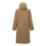 Regatta Elryse Womens Hooded Long Quilted Coat Bark Green(Wood Brown) - 0UK Size 14