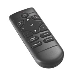 Focal Point Medford Chrome Remote Control Inset Electric Wall Fire 610mm x 205mm x 460mm