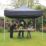 Mini Marquees  10' x 10' (Nominal) Hip Fabric Gazebo Black