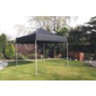 Mini Marquees  10' x 10' (Nominal) Hip Fabric Gazebo Black