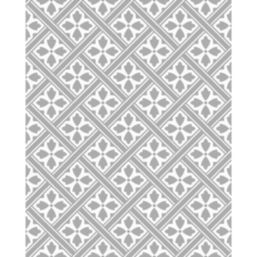 Laura Ashley Mr Jones Charcoal Self-Adhesive Glass Kitchen Splashback 600mm x 750mm x 6mm