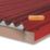 Corrapol-BT Rock n Lock Aluminium Rigid Side Flashing Red 125 x 97mm x 2m