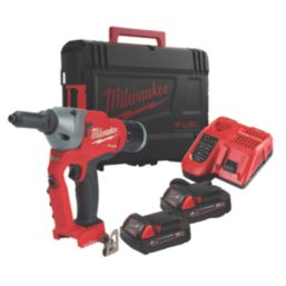 Milwaukee M18ONEFPRT-202X 18V 2 x 2.0Ah Li-Ion RedLithium Brushless Cordless Rivet Gun