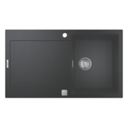 Grohe  K500 1 Bowl Granite Composite Sink Black Reversible 860 x 500mm