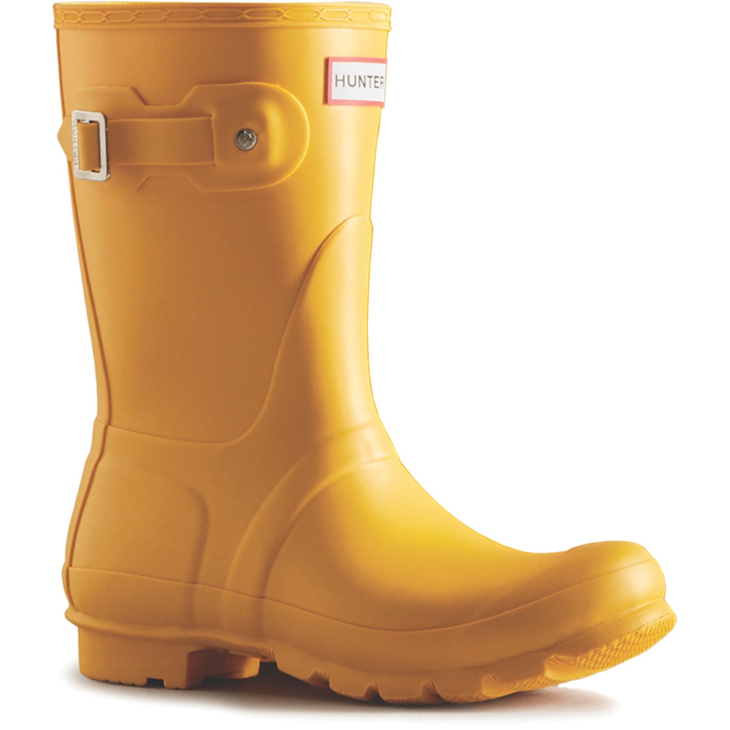 Hunter Original Short Size 7 Womens Yellow Non Safety Wellies (366XW)