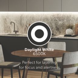 4lite LiteGlo Indoor & Outdoor 5m LED Daylight COB Strip Light Kit 4.8W 480lm