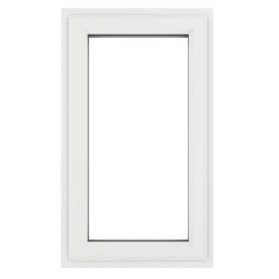 Crystal  Left-Hand Opening Clear Triple-Glazed Casement White uPVC Window 610mm x 820mm