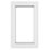 Crystal  Left-Hand Opening Clear Triple-Glazed Casement White uPVC Window 610mm x 820mm