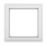 Crystal  Top Opening Clear Double-Glazed Casement White uPVC Window 820mm x 820mm