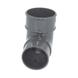 FloPlast  92.5° Round Offset Bend Anthracite Grey 68mm