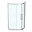 Ideal Standard I.life Semi-Framed Offset Quadrant Shower Enclosure Non-Handed Silver 800mm x 1200mm x 2005mm