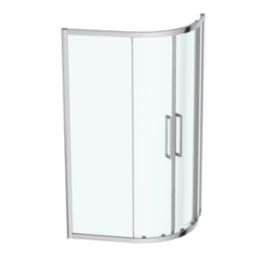 Ideal Standard I.life Semi-Framed Offset Quadrant Shower Enclosure  Silver 800mm x 1200mm x 2005mm