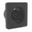 Sensio Layci 100mm Axial Bathroom Shower Extractor Fan Kit with Timer Black 240V