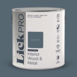 LickPro 2.5Ltr Blue 06 Satin Water-Based Trim Paint