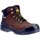Amblers AS203 Laymore Size 7  Brown Water-Resistant Steel Toe Cap Safety Boots