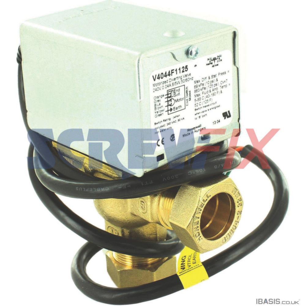 Worcester Bosch 87161201310 V4044F1125 Diverter Valve Assembly Screwfix