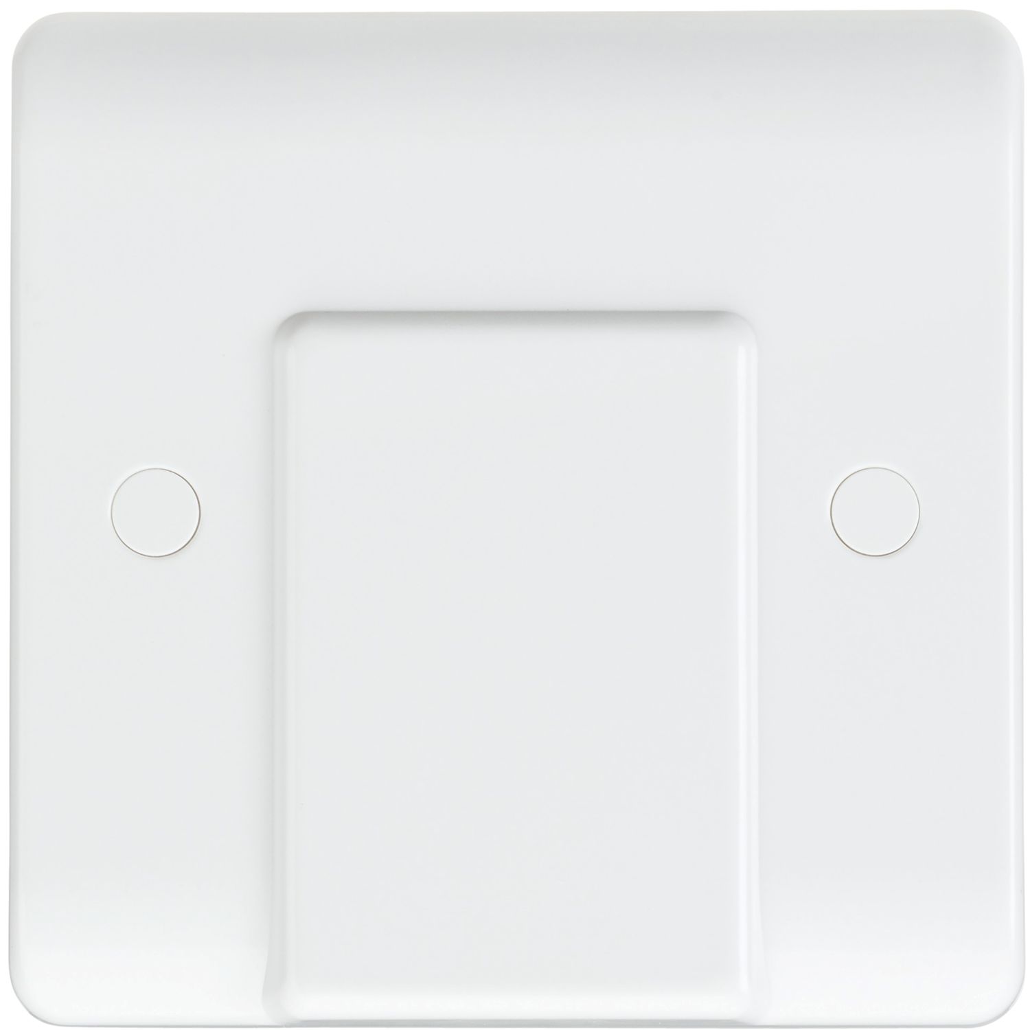 Knightsbridge Curved Edge 20A Unswitched Flex Outlet White (367YA)