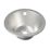 1 Bowl Stainless Steel Round Inset Sink 355 x 305mm