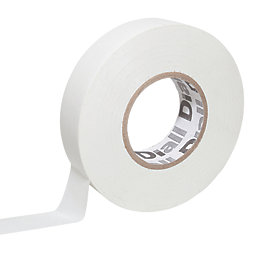 Diall  Insulating Tape White 33m x 19mm