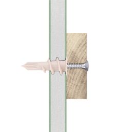 Easyfix  Self-Drill Plasterboard Fixings Nylon 32mm 100 Pack