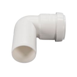 FloPlast Push-Fit 90° Conversion Bend White 90° 32mm