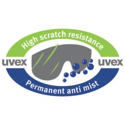 Uvex Ultrasonic Sports Style Safety Goggles