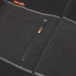 Scruffs Borely Sherpa Fleece Jacket Black Medium 47" Chest