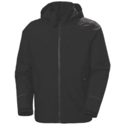 Helly Hansen Manchster 2.0 Urban Shell  Jacket Black 2X Large 48" Chest