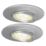 4lite  Tilt  Fire Rated LED Smart Downlights Brushed Chrome 5W 440lm 2 Pack