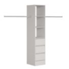 Spacepro  Interior Storage Tower Unit Cashmere 450mm x 2100mm