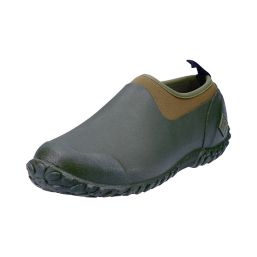 Muck Boots Muckster II Low Lightweight Size 6  Black/Moss Waterproof Slip-On Non Safety Shoes
