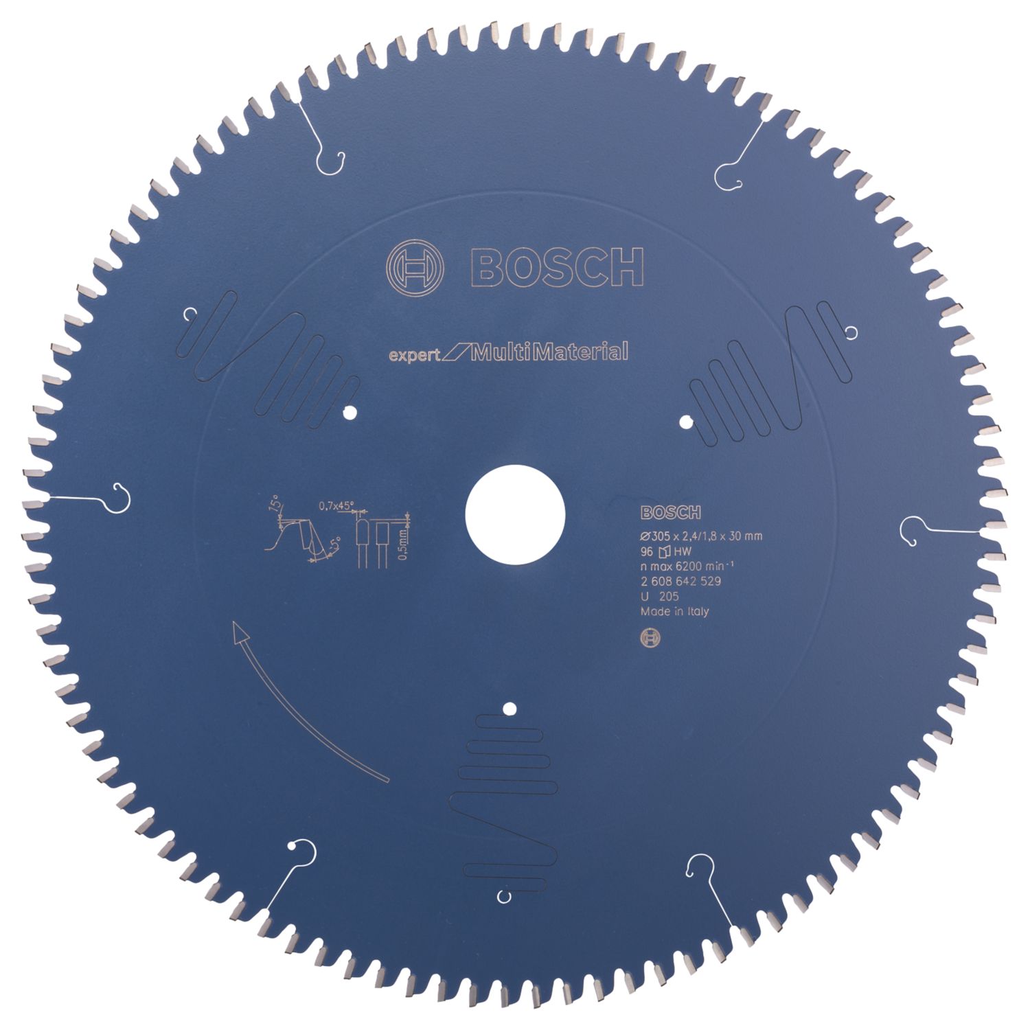 Bosch Expert Multi-Material Circular Saw Blade 305mm x 30mm 96T (368KP)