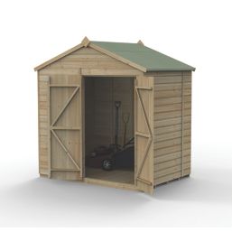 Forest Beckwood 7' x 5' (Nominal) Apex Shiplap Timber Shed with Assembly