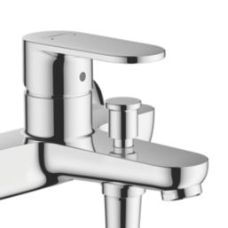 Hansgrohe Vernis Blend Chrome 114mm Wall Mounted Lever 2 Tap Holes Bath Mixer Tap