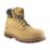 CAT Holton S3 Size 7  Honey Water-Resistant Steel Toe Cap Safety Boots