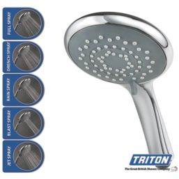Triton Collection White Gloss 8.5kW  Manual Electric Shower