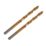 Erbauer TiN Metal bit 4x75mm 2pk