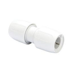Hep2O  Plastic Push-Fit Equal Couplers 15mm 10 Pack