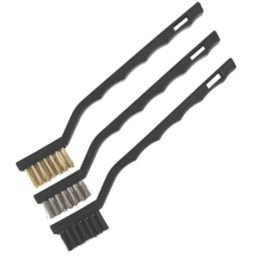 Roughneck Mini Wire Brush Set 3 Pieces - Screwfix