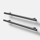 Essentials Annatto T Bar Handles Matt Black 336mm 2 Pieces