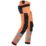 Snickers 6243 Hi-Vis Work Trousers Orange 36" W 32" L